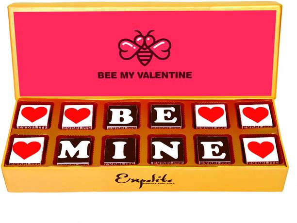 Expelite valentine gifts for a boyfriend - 12 chocolate - Valentines Day Chocolate Pack Bars