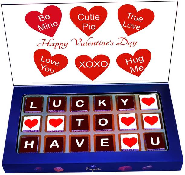 Expelite valentine day gift for boyfriend - 18 choclates - valentine day gift for girlfriend Bars
