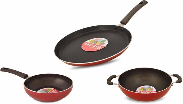 NAVRANG Non-Stick Coated Cookware Set