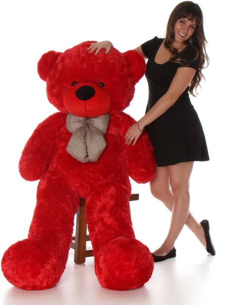 AANSHU TOYS Soft Lovable hugable Cute small/Giant Big Size Teddy Bear (RED 3 FEET )  - 92 cm