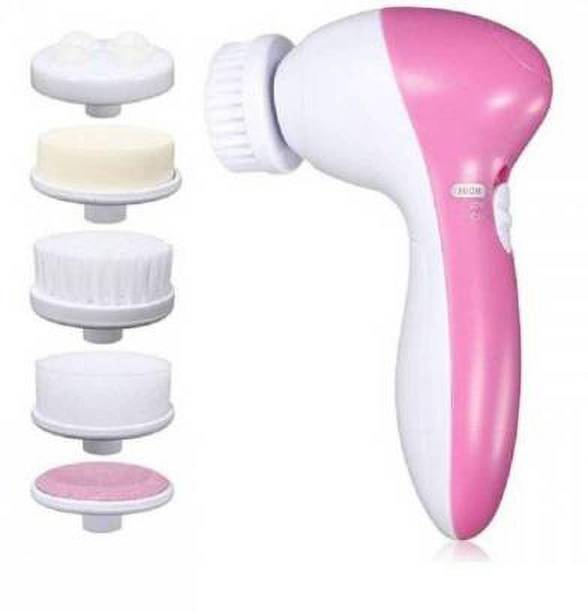 b.h.fashion 3585 5 In 1 Massager Beauty Care Face Massager / Body Massager (Pink) Massager