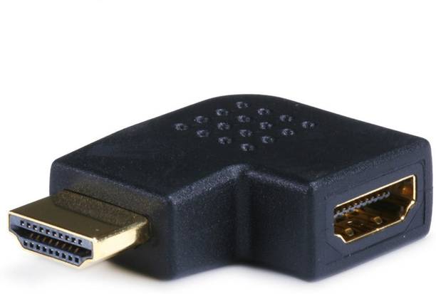 ULTRABYTES  TV-out Cable HDMI Male to Female Adapter, 90 and270 degree Right Angle HDMI to HDMI Converter