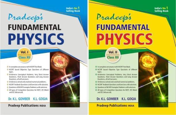 Pradeep's Fundamental Physics Vol.I & II for Class 12 (2020-2021)