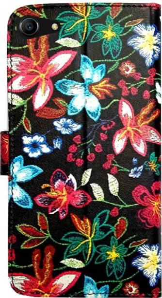 MYSHANZ Flip Cover for Oppo A83, Oppo A83, Oppo A83 Desginer Flip cover, Oppo A83 mobile flip cover (Maroon)