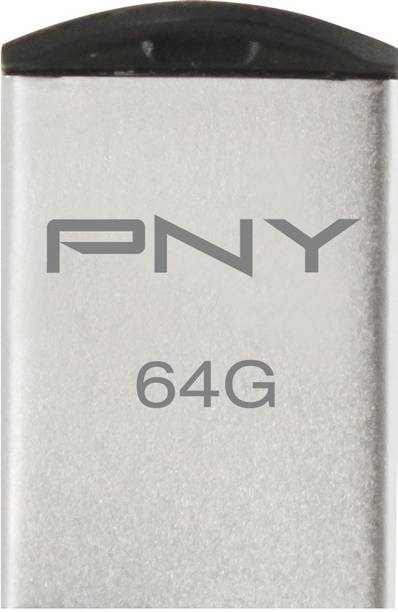 PNY PFMM2064-BR20 64 GB Pen Drive Compatible with Laptop, Tablet, Mobile USB 2.0 Metal Case