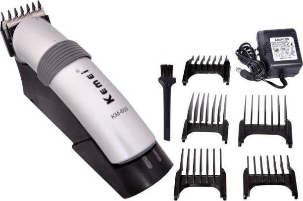 Kemei 609 Rechargeable Trimmer Trimmer 45 min  Runtime 5 Length Settings