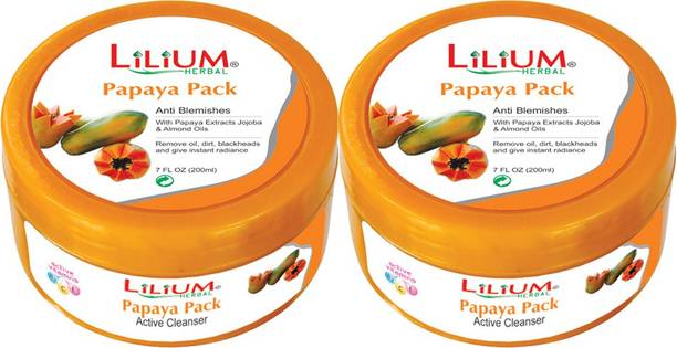 LILIUM Lilium Papaya Anti Blemishes Pack 200ml Pack of 2