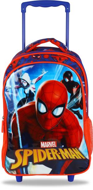 Spiderman Spider Sense Red & Blue Trolley Bag (Primary 1st-4th Std) School Bag
