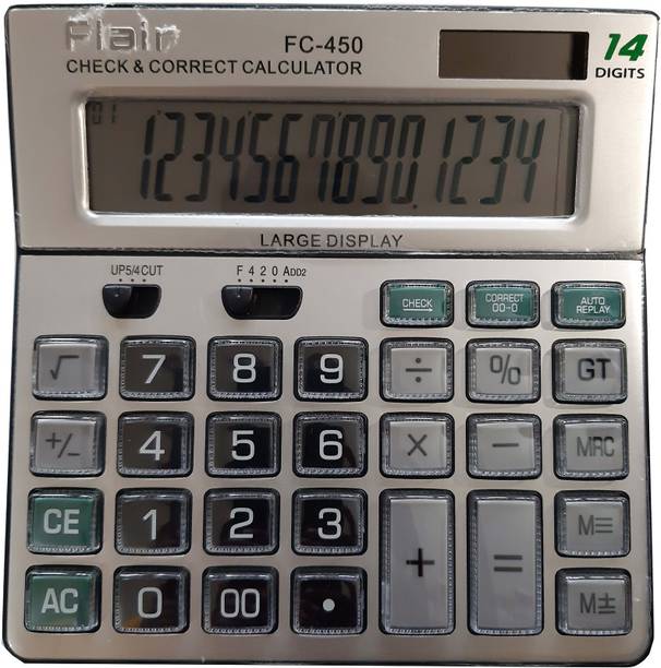 FLAIR FC- 450 Desktop Series Check & Correct Basic  Calculator
