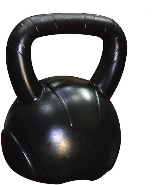 Sports World 6kg kettlebell single piece, STRAINGTH TRAINING / FITNESS KETTLEBELL 6KG BLACK Black Kettlebell