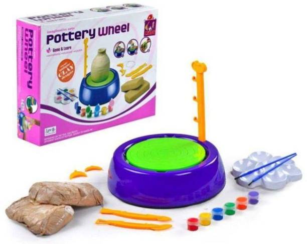 latest radhe Plastic Arts Pottery Wheel Game and Learn Educational Toy