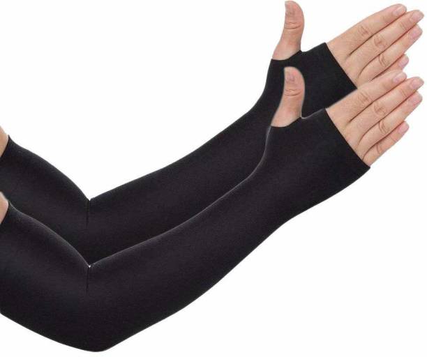 Fitness Scout Sun Protection Sports & Driving Hand Cover Sleeves for Men & Women Cycling Gloves
