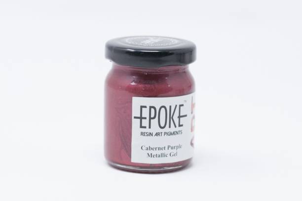 EPOKE Cabernet Purple Resin Metallic Gel Pigment Resin Art Medium