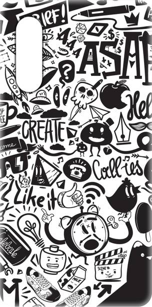 स्मटी बैक कवर Vivo Z1x, Vivo 1917 - Doodle Print के लिए