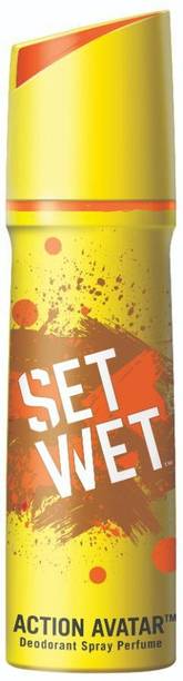 SET WET Deodorant Spray Perfume, Action Avatar Deodorant Spray  -  For Men