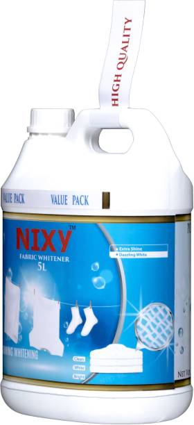nixy Fabric Whitener / Laundry Bleach Liquid 5 ltr - Refill Fabric Whitener
