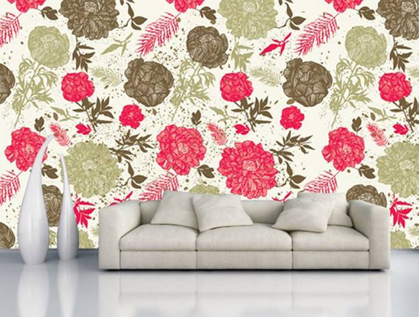 DECOR Production 228 cm x 40 cm Waterproof Decorative Vinyl Wallpaper