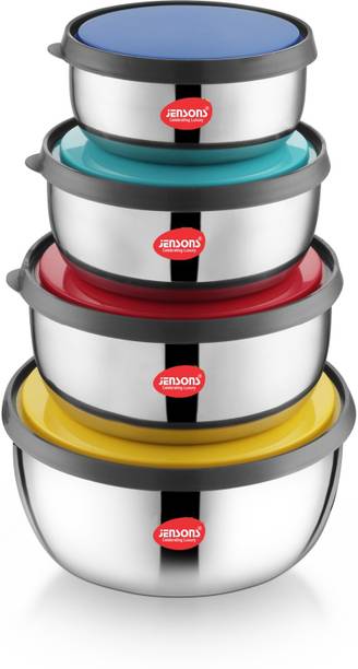 Jensons Steel Cookie Jar  - 1375 ml, 1000 ml, 625 ml, 375 ml