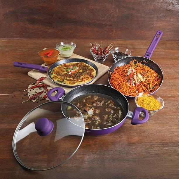 WONDERCHEF Diana इंडक्शन बॉटम कुकवेयर सेट