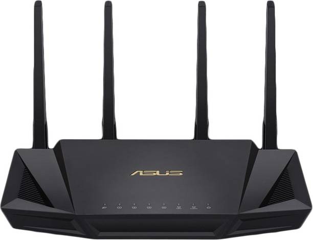 ASUS RT-AX3000 Wi-Fi 6 Router 2.4 GHz, 5 GHz 2976 Mbps Wifi Speed Dual Band External Antenna Access Point Mode