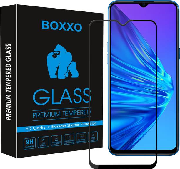 Boxxo Edge To Edge Tempered Glass for Realme Narzo 20, Realme Narzo 20A, Realme C11, Realme C12, Realme C15, Realme C3, Realme 5, Realme 5i, Realme 5s, Oppo A9 2020, Oppo A5 2020, Realme Narzo 10, Realme Narzo 10A, Oppo A31