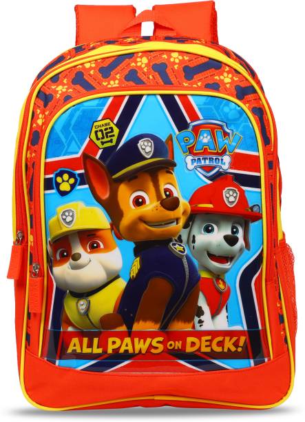 PAW Patrol Pre-School All Paws On Deck (LKG/UKG/1st std) School Bag