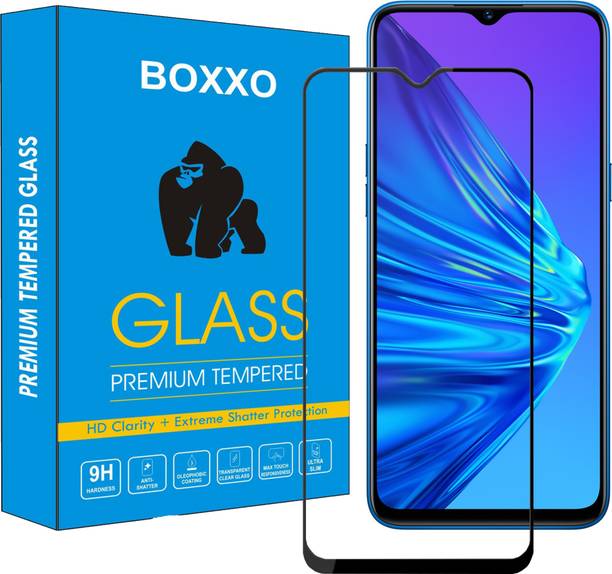 Boxxo Edge To Edge Tempered Glass for Realme Narzo 20, Realme Narzo 20A, Realme C11, Realme C12, Realme C15, Realme C3, Realme 5, Realme 5i, Realme 5s, Oppo A9 2020, Oppo A5 2020, Realme Narzo 10, Realme Narzo 10A, Oppo A31