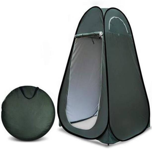 RNTR Enterprise Toilet Tent for Camping and Hiking (Green) Tent - For 1 Person