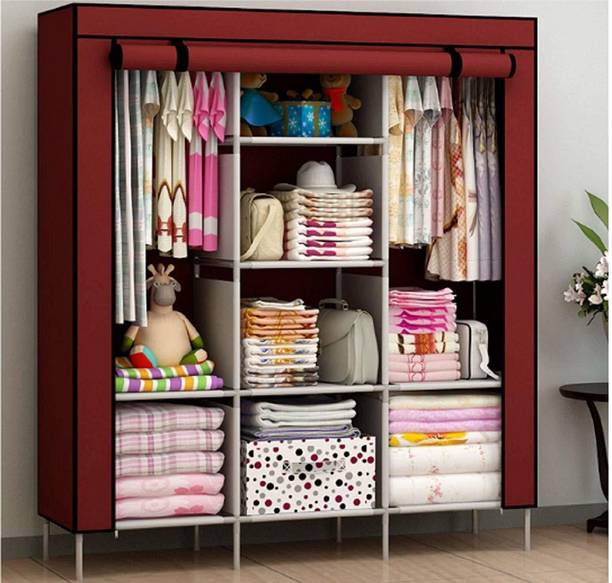 Hanging Wardrobe At Best S In India Flipkart Com Hanging Wardrobe, Metal Cabinets For Hanging Clothes