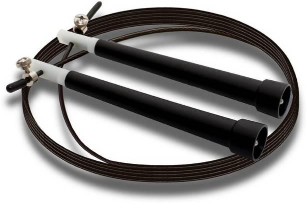 A.K Adjustable Steel Cable Wire Jump Rope Speed Freestyle Skipping Rope