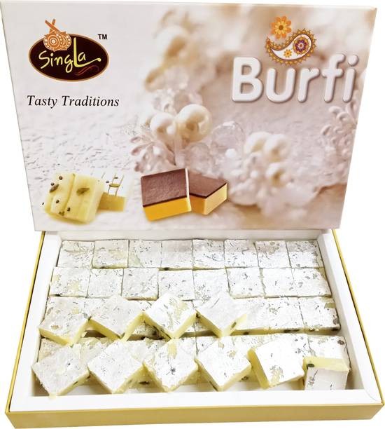 Singla Pista Khoya Burfi 1kg Box