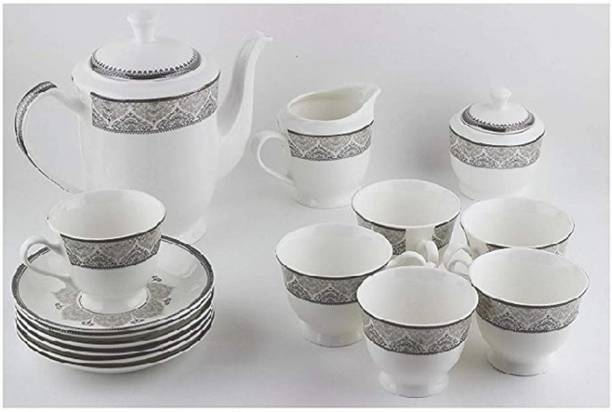 बोन चाइना BONE CHINA TEA SET PALETINA SERIES बोन चाइना