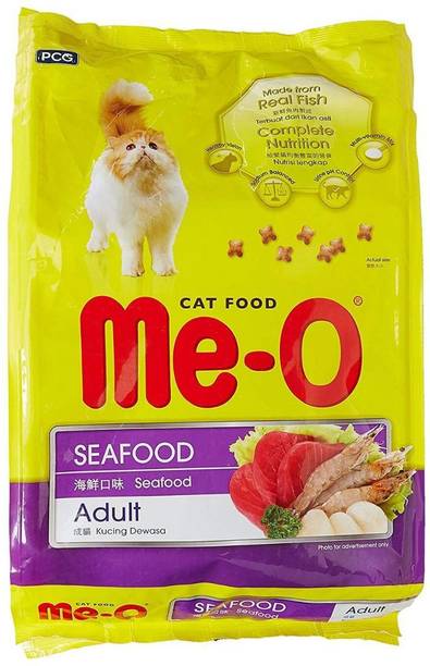 Me-O Sea Food Fish 1 kg Dry Adult Cat Food