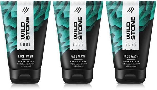 Wild Stone Edge Face wash combo Pack of 3 Face Wash