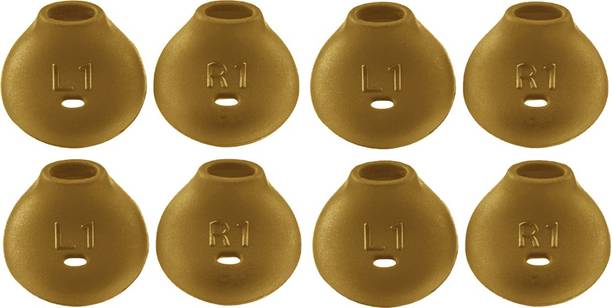 BBS DEAL 8 Pcs (4 Pair) Soft silicone eartips cover In The Ear Headphone Cushion
