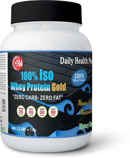 DHN Daily Health Nutrition 100_ Iso Whey Protein Gold 1 KG Whey Protein