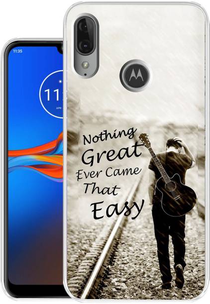 Case Club Back Cover for Motorola E6s