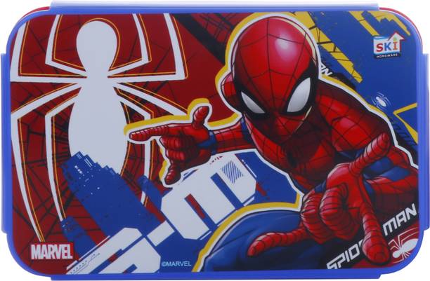 SKI SPIDERMAN LOCK & SEAL 800 LUNCH BOX 2 Containers Lunch Box