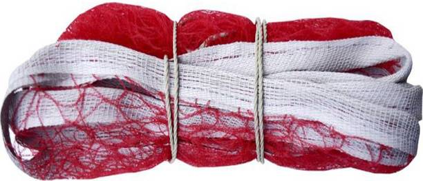 लायकन Badminton Net 4 side All Nylon Badminton Net (Red) नेट