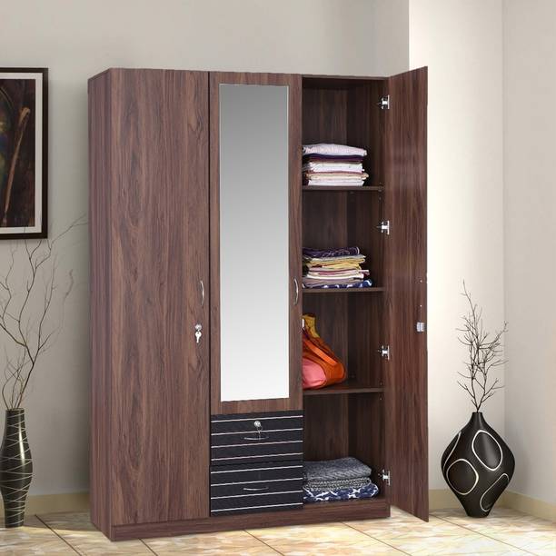 Hometown Molly Engineered Wood 3 Door Wardrobe