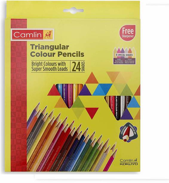 Camlin Triangular Triangular Shaped Color Pencils