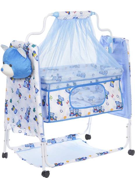 Fun Baby Newborn Baby LittleNest Bassinet Cradle with Mosquito Net-Canopy And Wheels Recommened For Cradle For Baby With Net And Swing kids Cradle Baby Cradle Mosquito Net Cradle baby cradle jhula swing