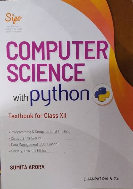 Computer Science With Python For Class 12 For ( 2020-2021) Examination