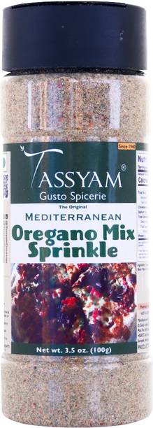 Tassyam Oregano Mix Sprinkle Seasoning 100g | Dispenser Bottle, All Natural, Especially for Pizzas