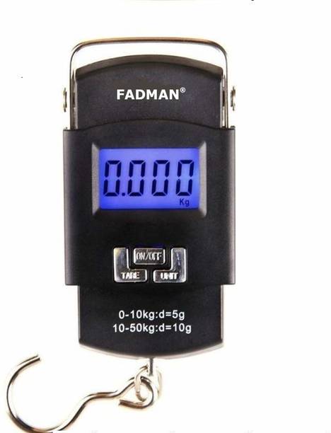 फैडमैन 50 kg Hook Type Digital Led Screen Portable Luggage Type-19 FD-19 वेइंग स्केल