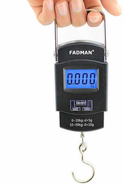 फैडमैन 50 kg Hook Type Digital Led Screen Portable Luggage Type-15 FD-15 वेइंग स्केल