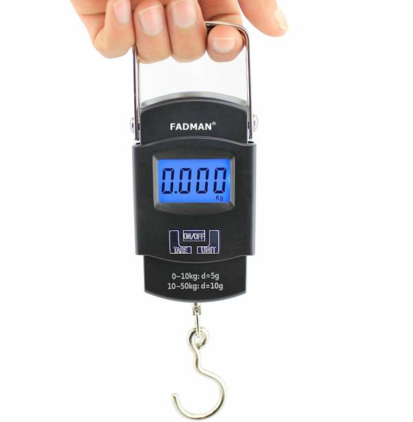 फैडमैन 50 kg Hook Type Digital Led Screen Portable Luggage Type-09 FD-09 वेइंग स्केल