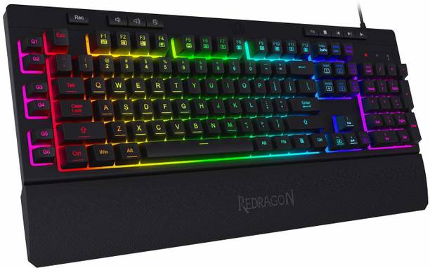 Redragon SHIVA K512 Wired USB Standard Gaming Keyboard Compatible with Desktop, Laptop, Mac