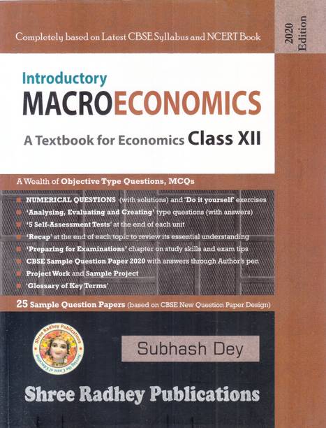 A Textbook of Introductory Macroeconomics for Class 12 (Examination 2020-2021