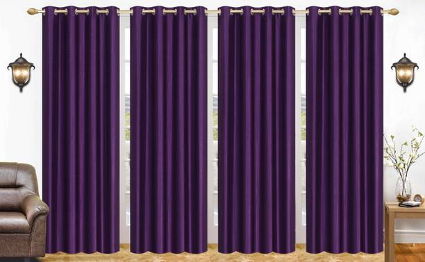 Flipkart SmartBuy 274 cm (9 ft) Long Door Polyester Room Darkening Curtain (Pack Of 4)
